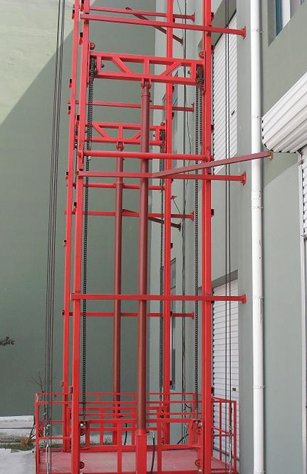 导轨式升降平台